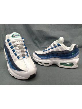 Nike Air Max 95 BB PRM (GS) Emerald Green Lake Blue Boys Size 3.5 NEW NO BOX!